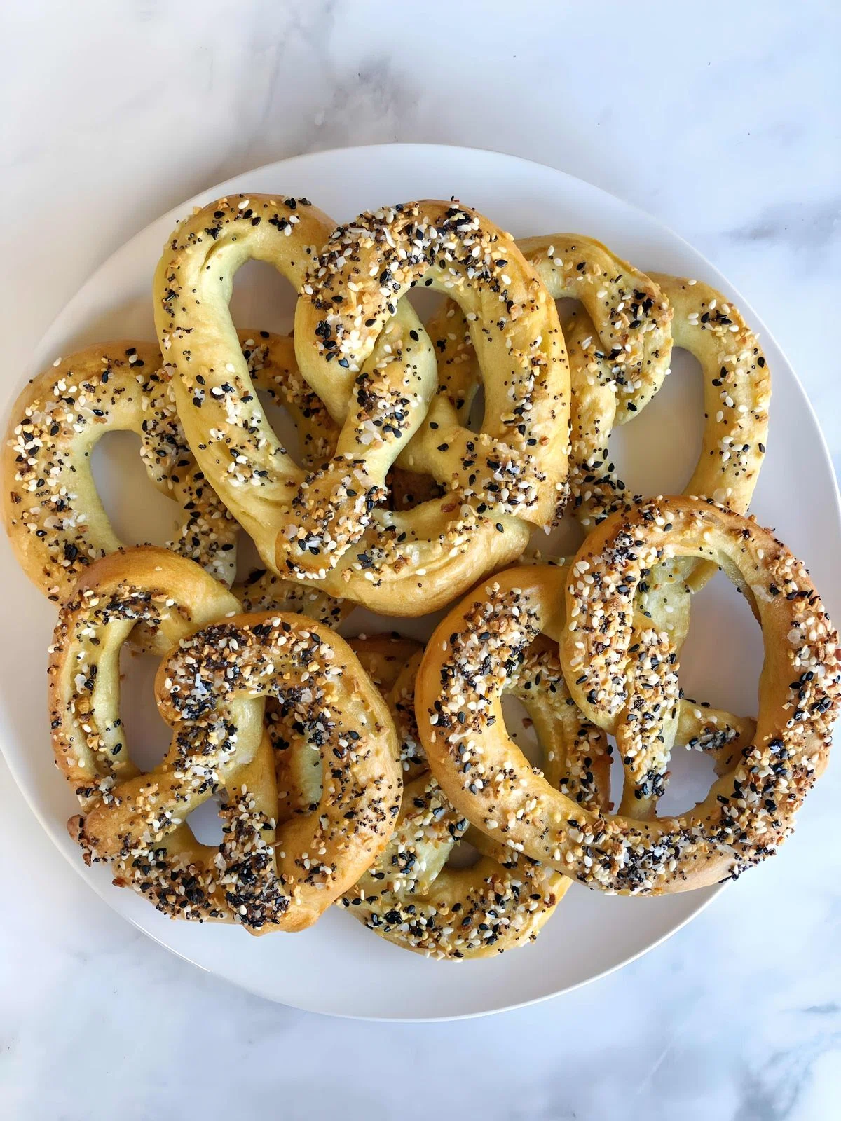 Everything Bagel Soft Pretzels