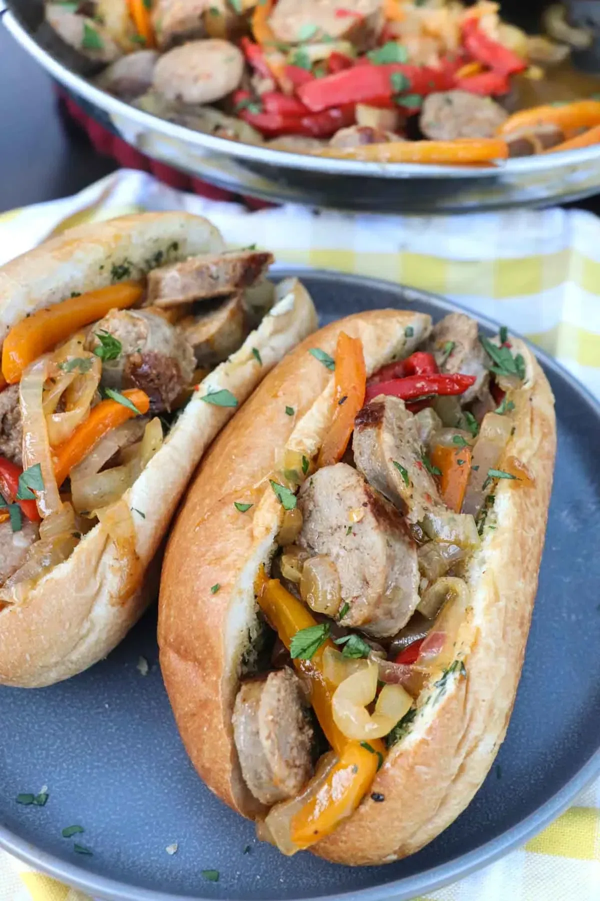 Sausage and Peppers Sandwich