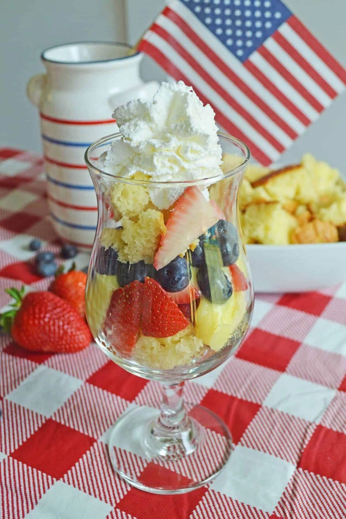 Strawberry Blueberry Trifle