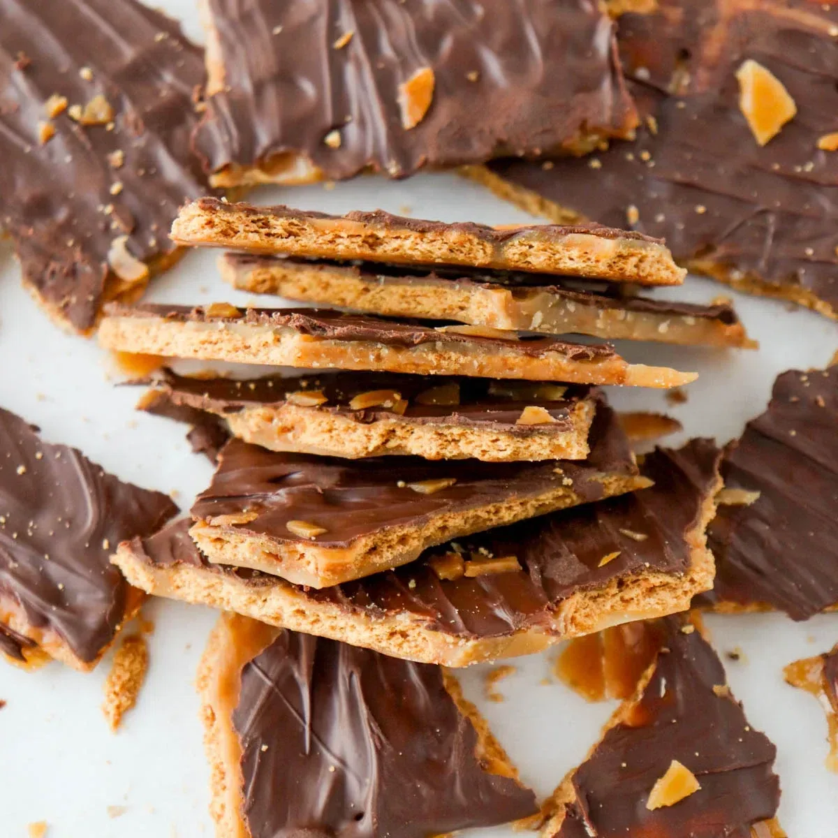Graham Cracker Toffee Bark