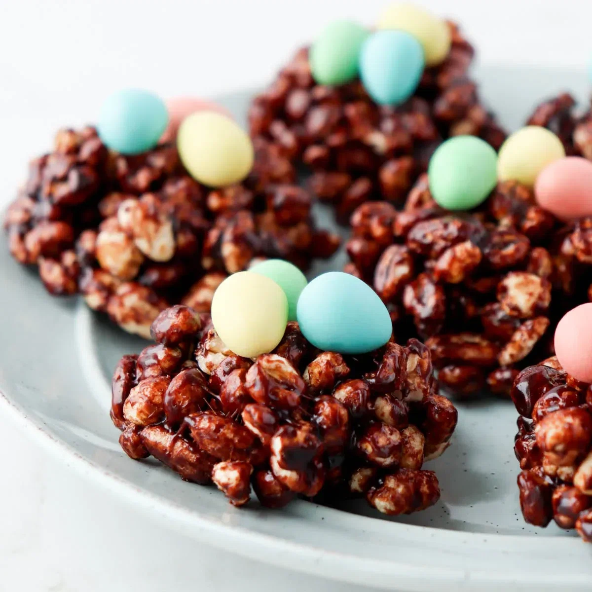 Puffed Wheat Mini Egg Nests
