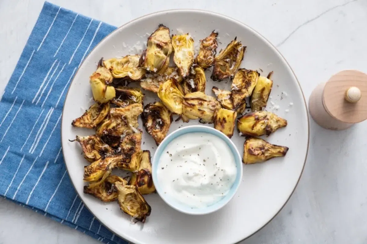 Crispy Air Fryer Artichoke Hearts