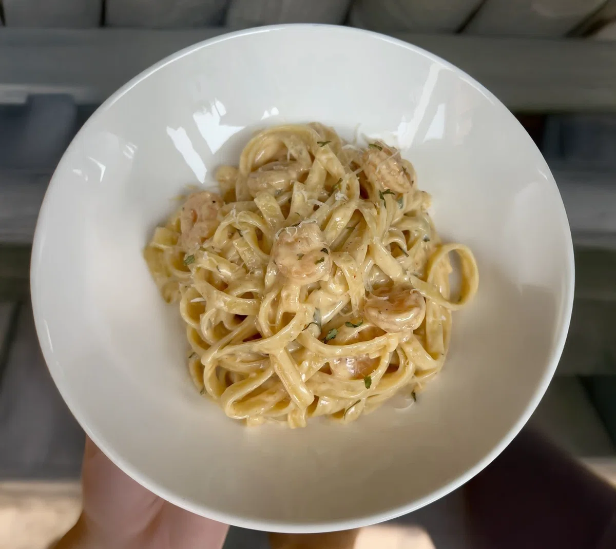 Shrimp Fettuccine Alfredo