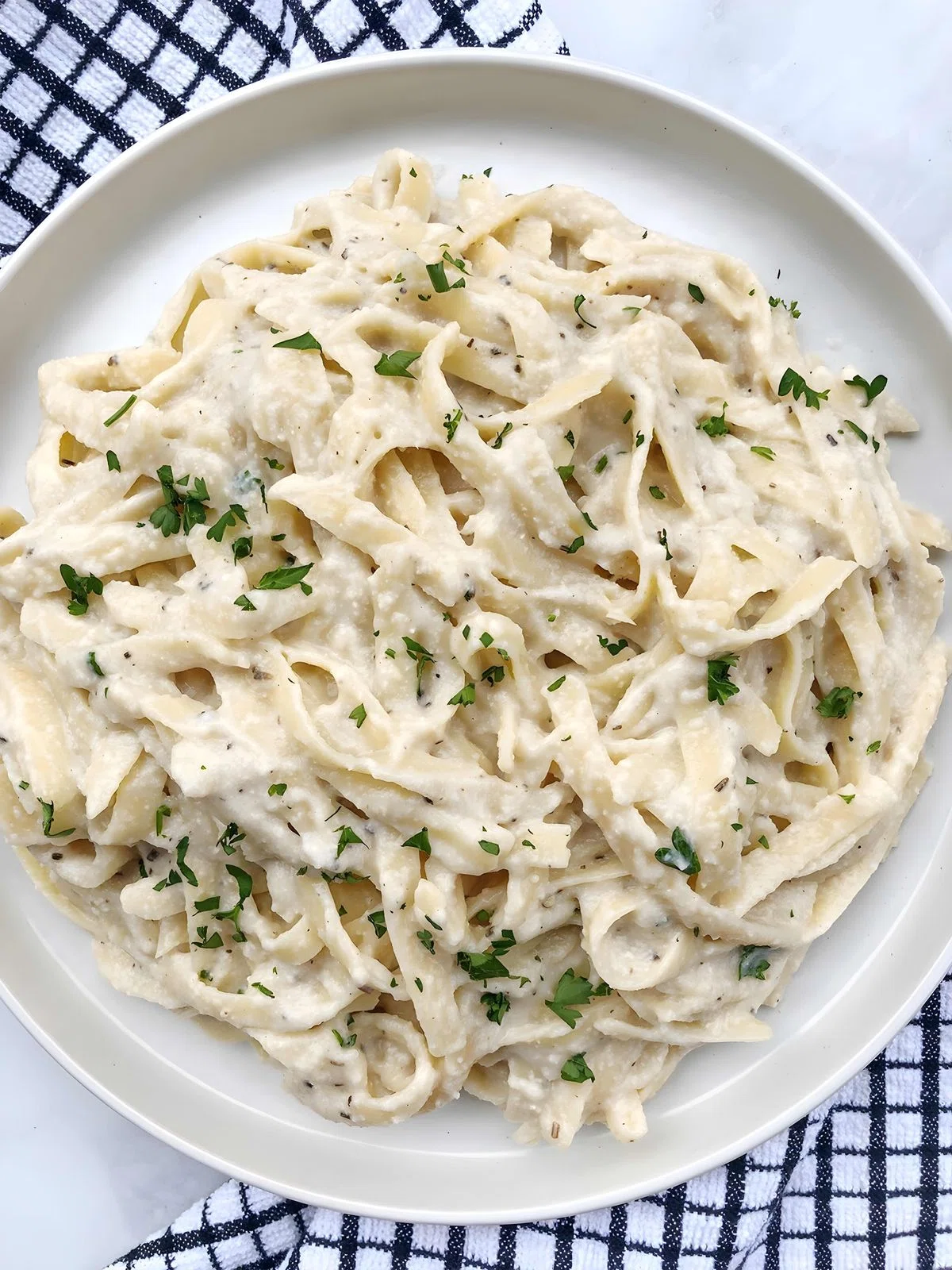Dairy-Free Fettuccine Alfredo