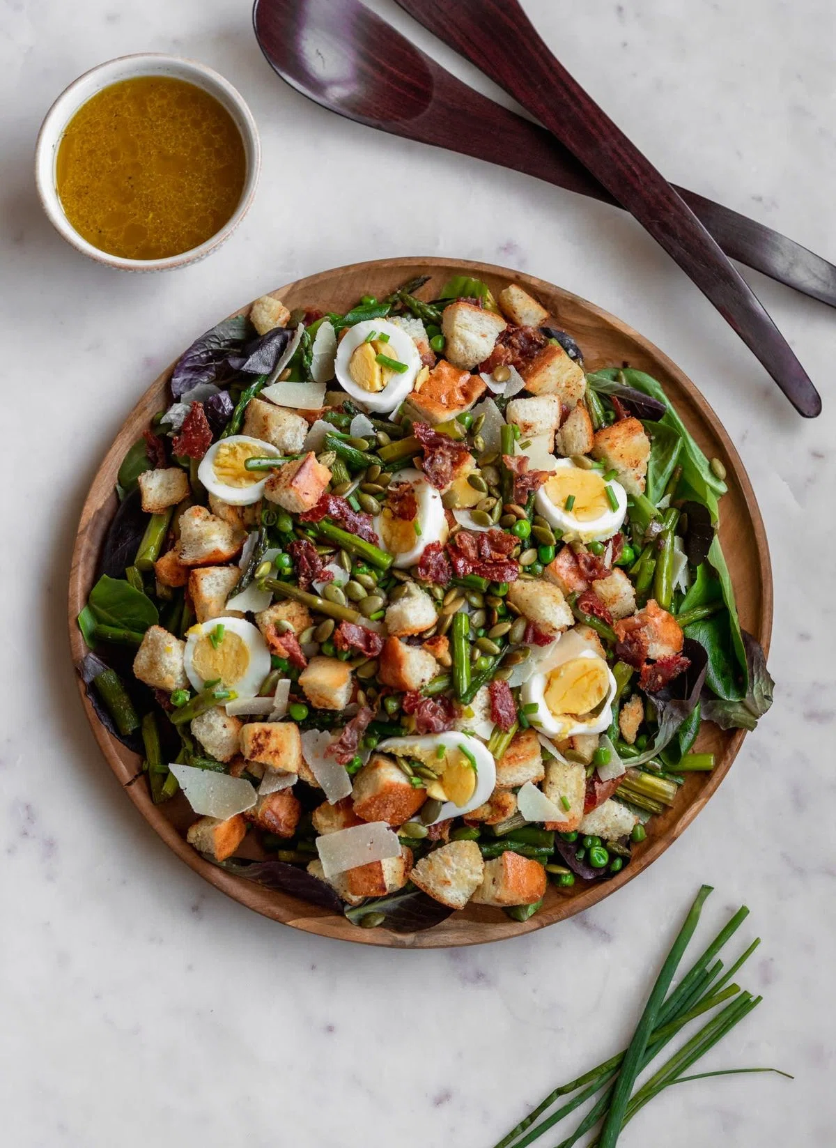 Spring Panzanella Salad