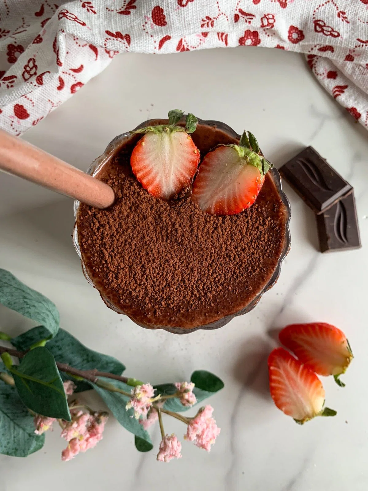 Chocolate Covered Strawberry Smoothie