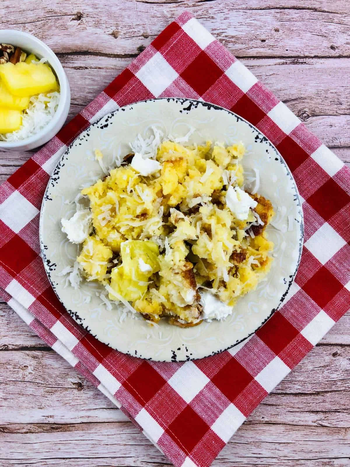 Easy Coconut Pineapple Cake in the Crock Pot