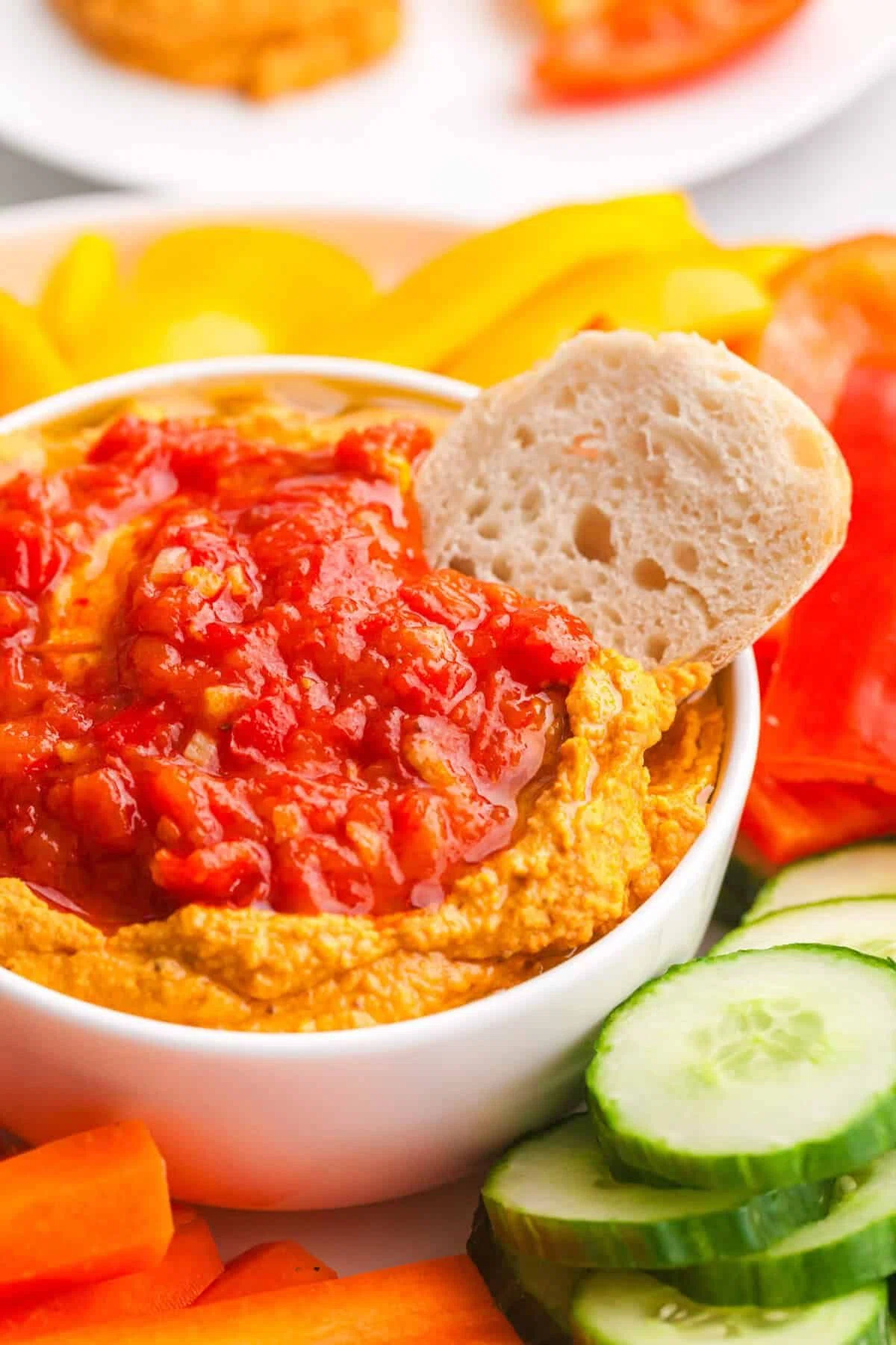 Easy Harissa Hummus