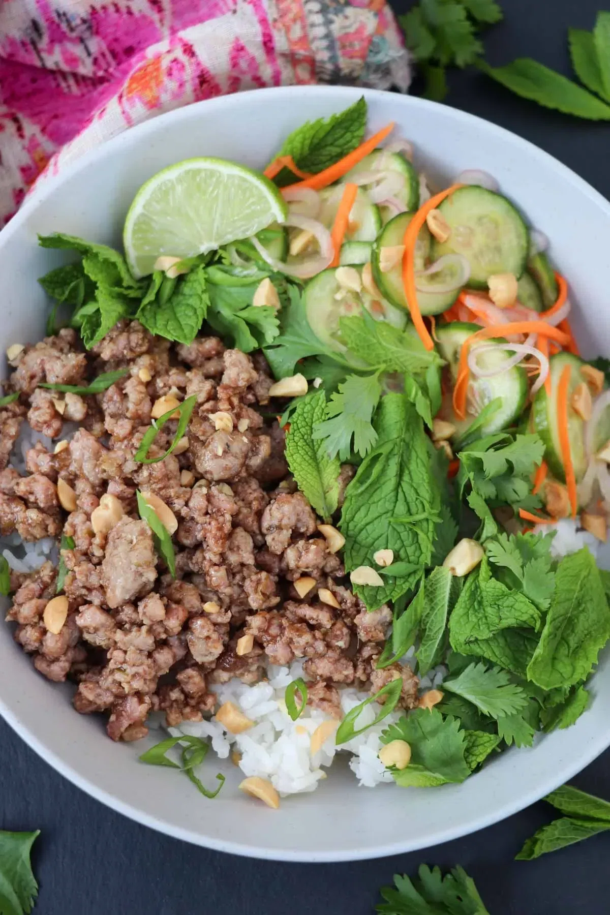 Tamarind Pork and Rice Bowls