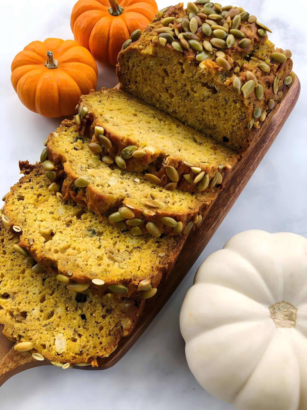 Vegan Pumpkin Banana Bread