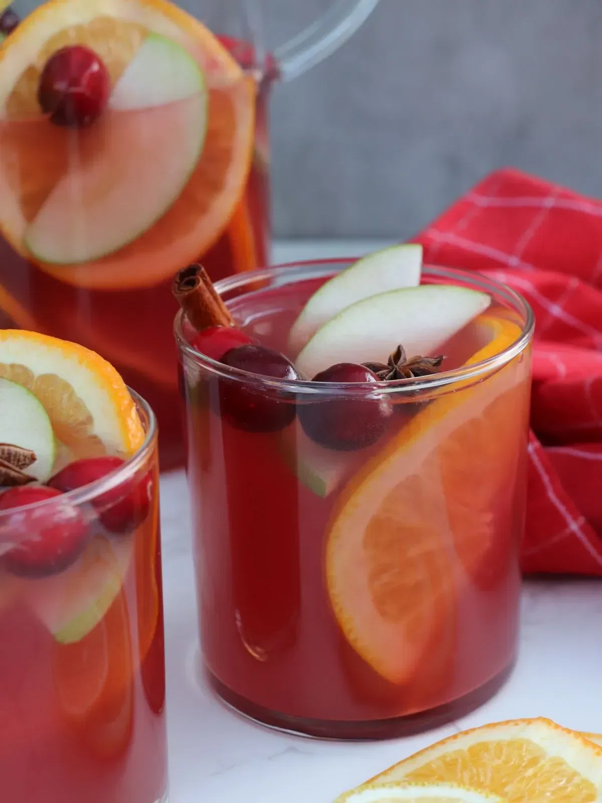 Winter White Sangria (Festive and Light)