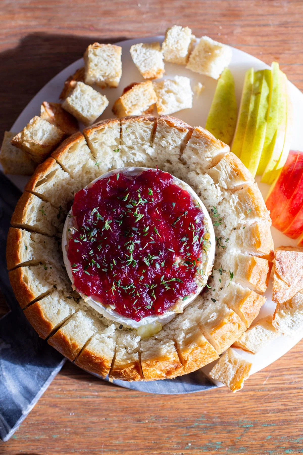 Baked Brie in Bread
