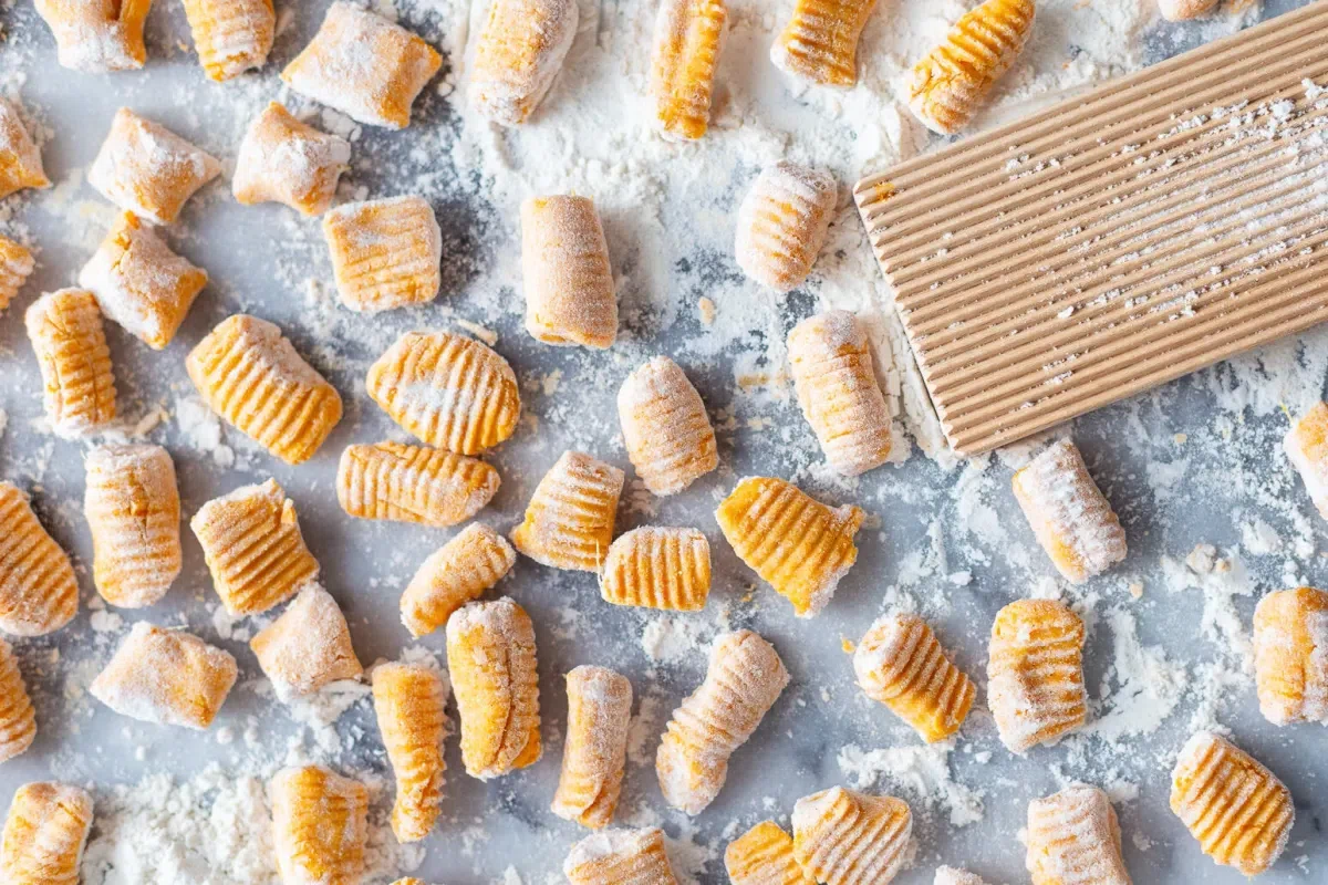 Homemade Sweet Potato Gnocchi (3 Ingredients)