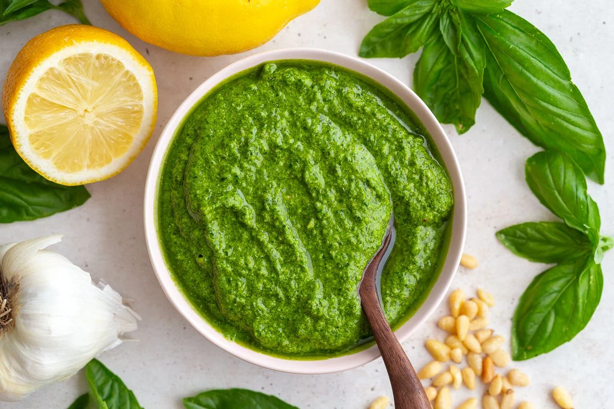 Homemade Basil Pesto Recipe