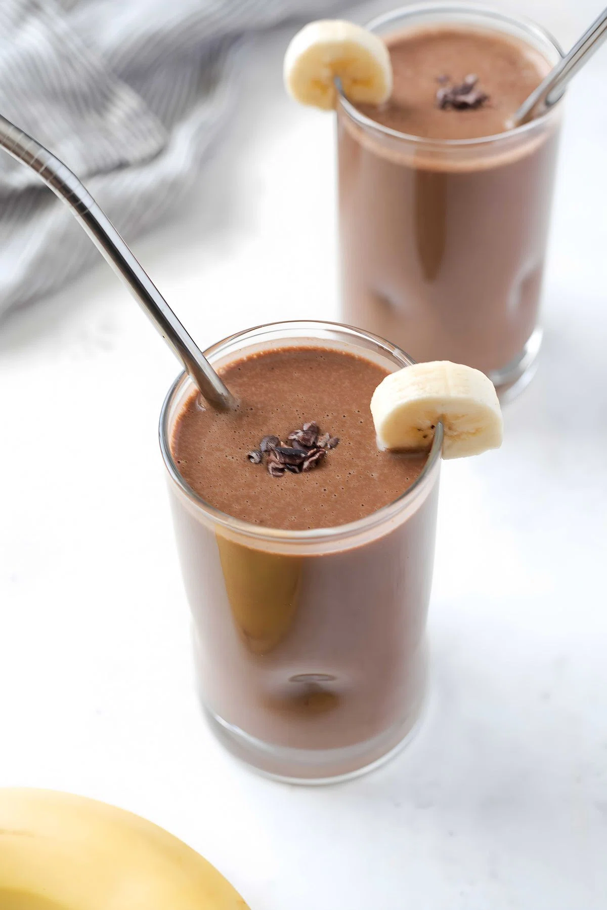 Chocolate Banana Protein Smoothie