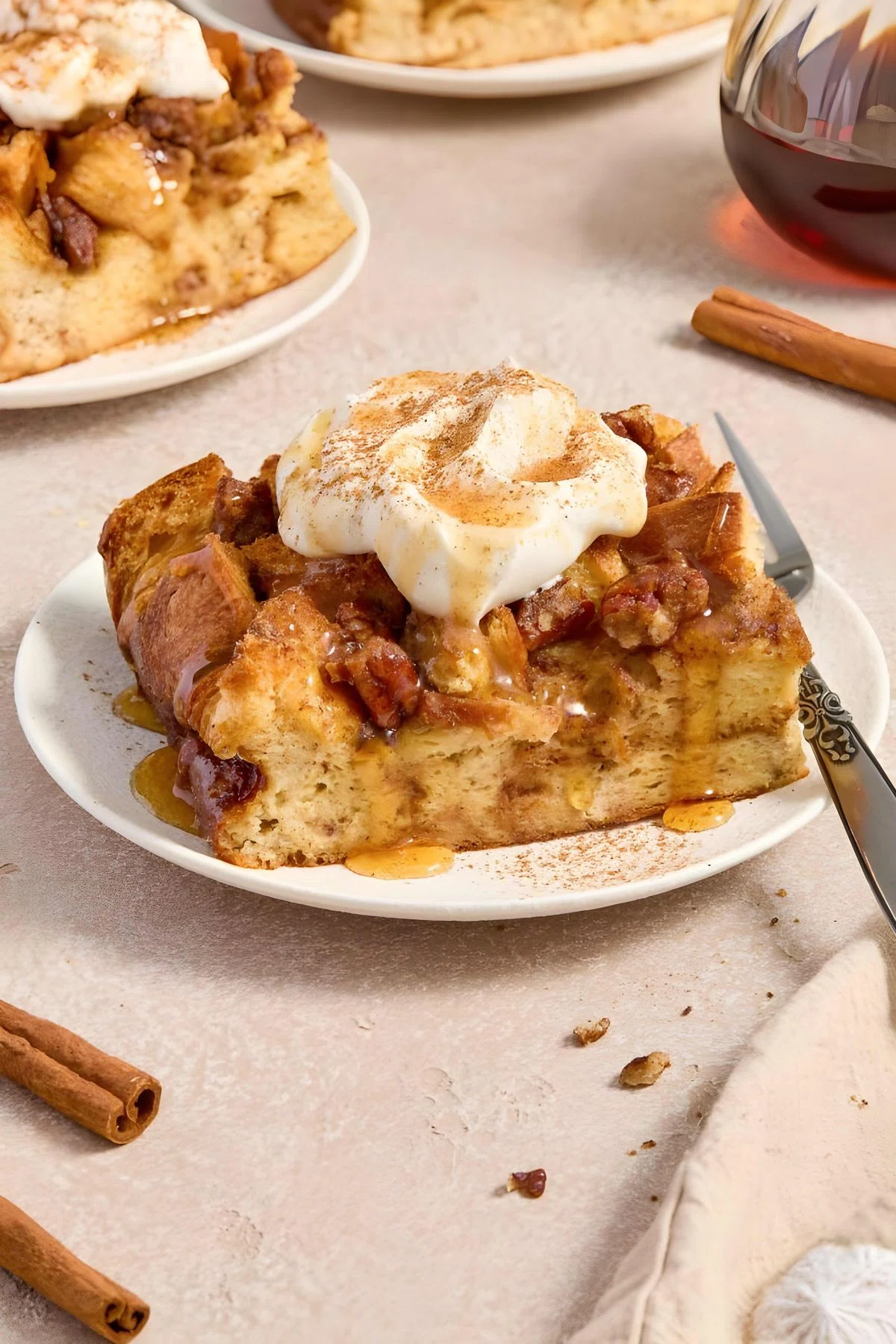 Overnight Eggnog French Toast Casserole