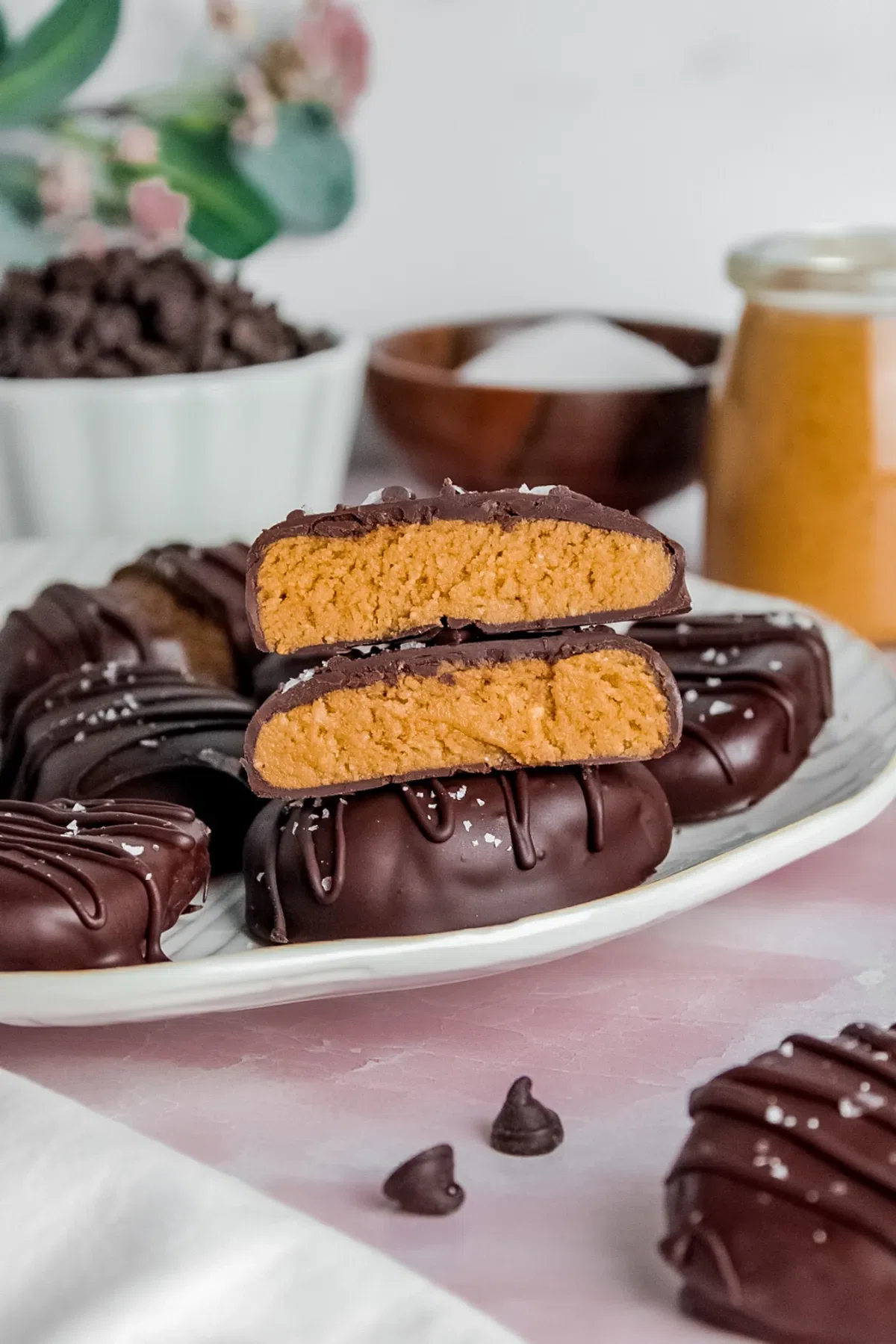 Healthy Reese's Eggs