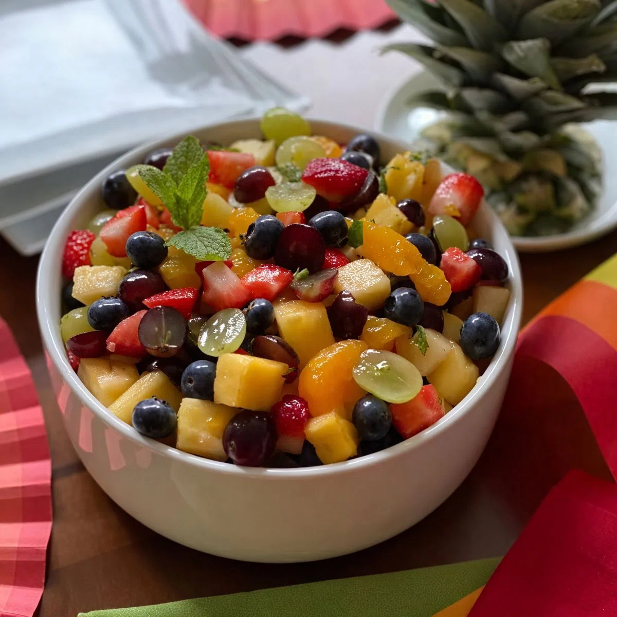 Rainbow Fruit Salad