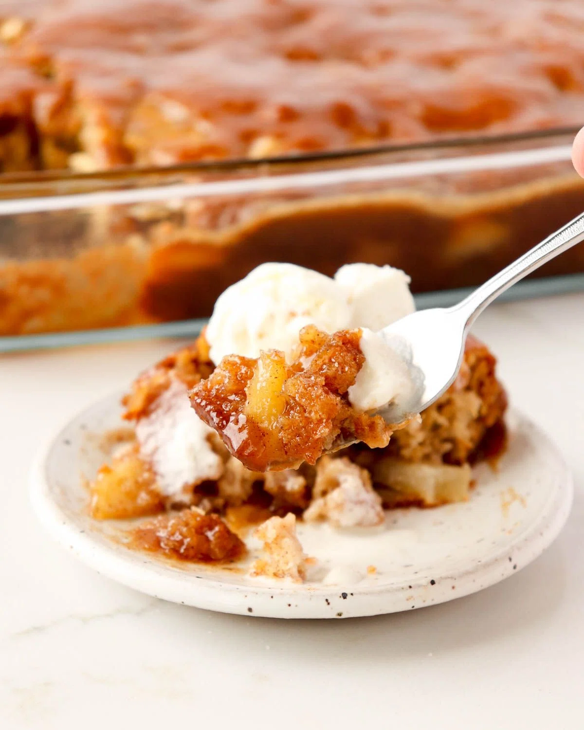 Sticky Caramel Apple Spice Cake