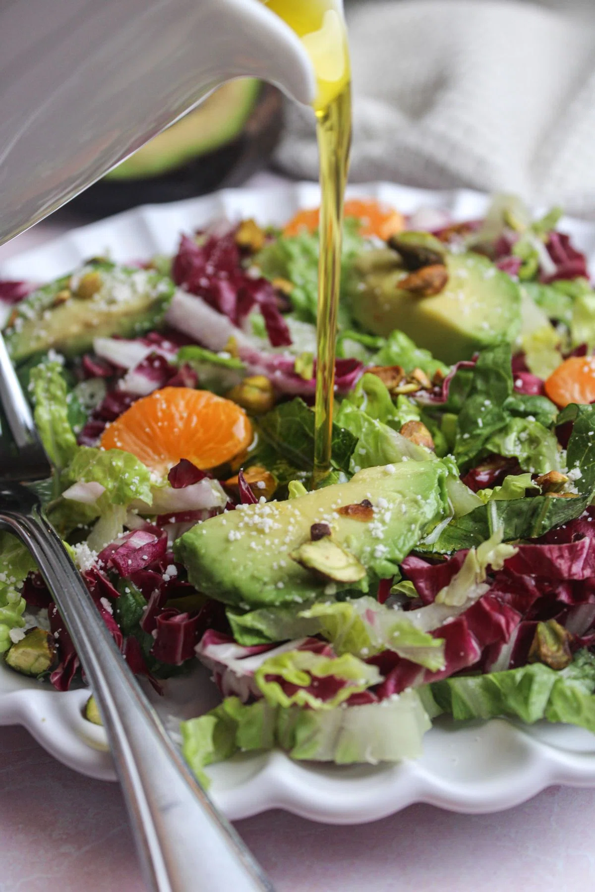 Radicchio Orange Pistachio Salad