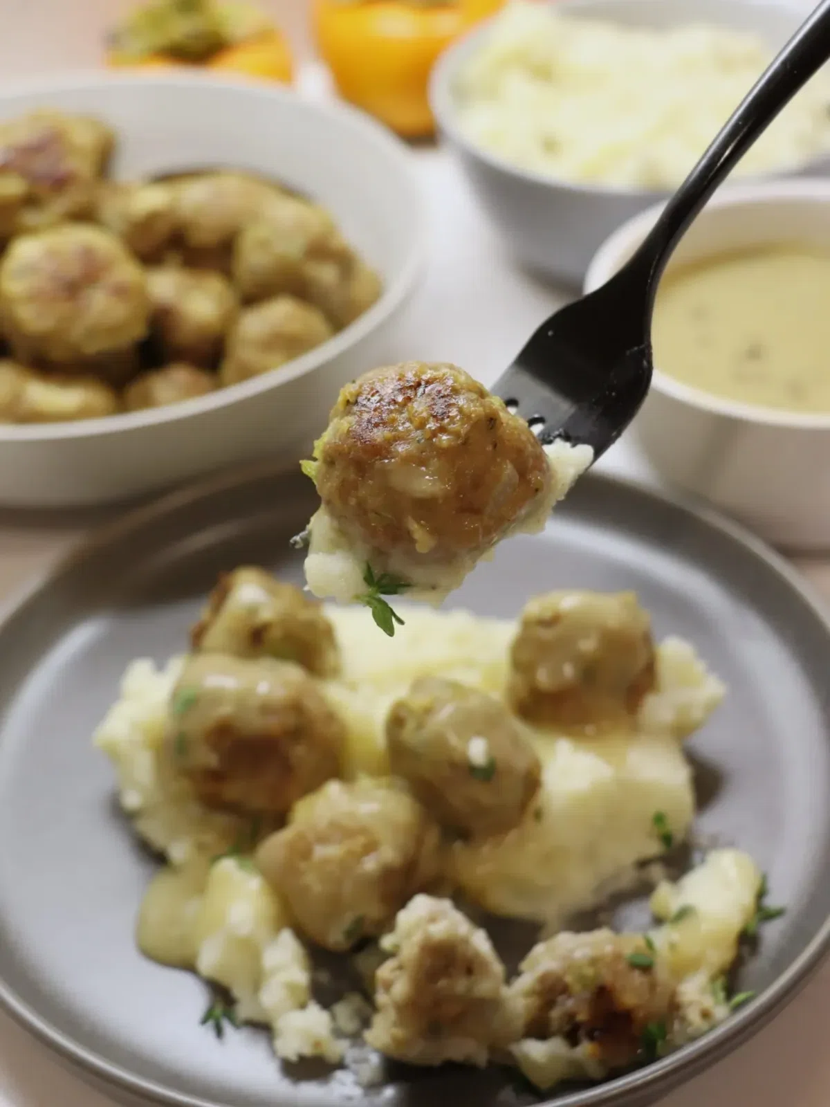 Thanksgiving Turkey Meatballs