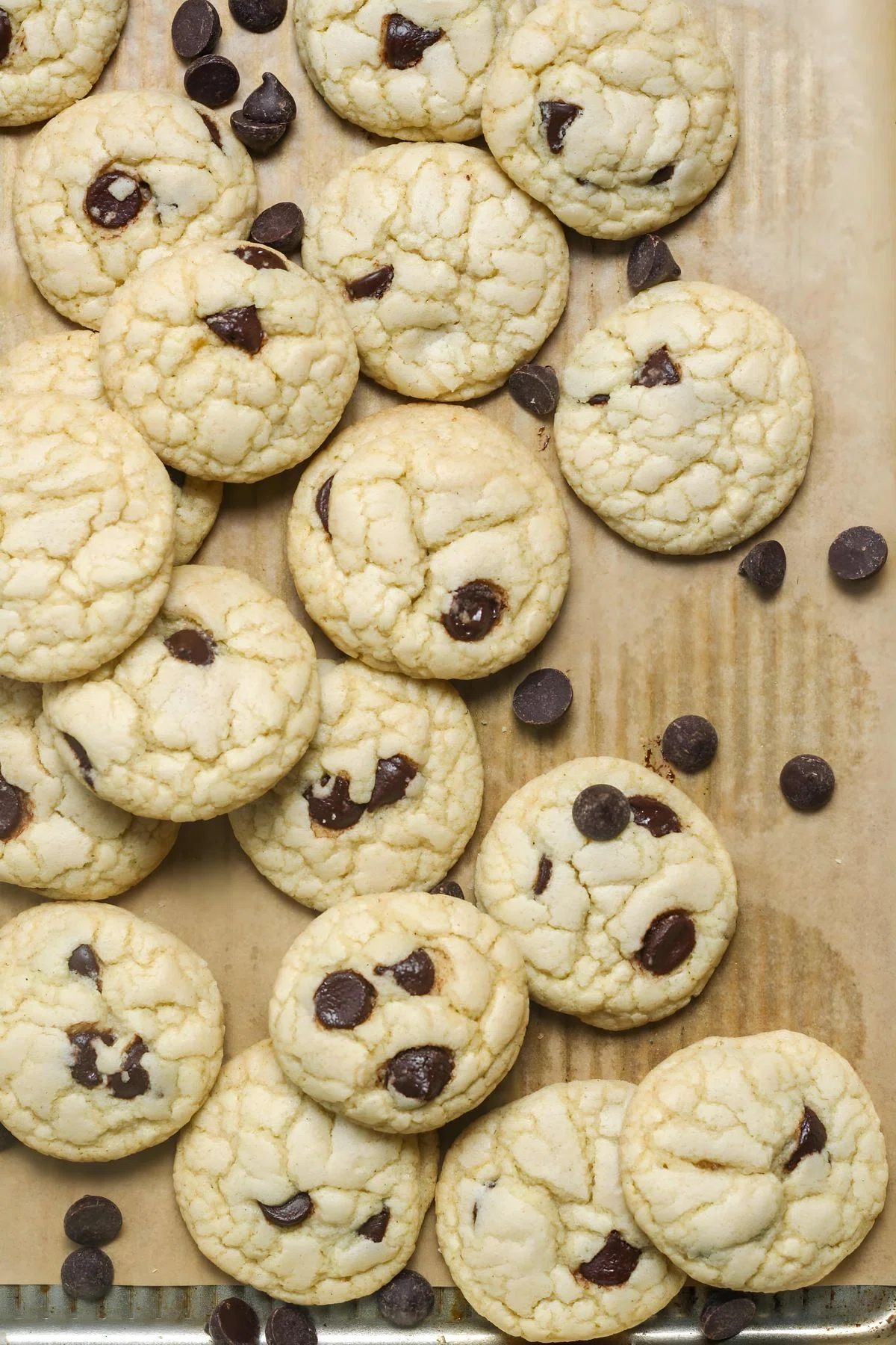 Mint Chocolate Chip Cookies