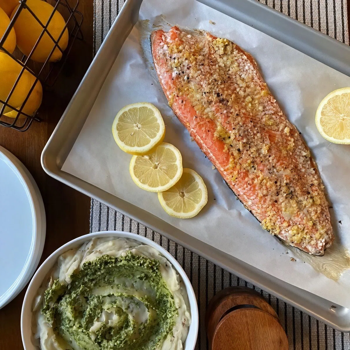 Lemon Salt Salmon