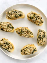 Spinach Artichoke Bruschetta