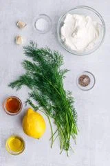 Yogurt Dill Dip for Salmon