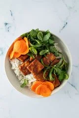 Coconut Rice & Peanut Tempeh Bowl