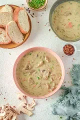Creamy Chicken Mushroom Soup