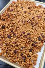 Homemade Cranberry Orange Almond Granola