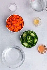 Pickled Jalapeños and Carrots