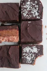 Double Chocolate Caramel Slice