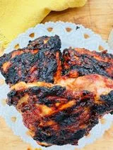 Grilled Barbecue Chicken Thighs