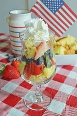 Strawberry Blueberry Trifle
