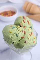 No Churn Dairy Free Matcha Ice Cream