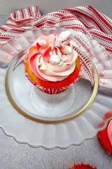 Candy Cane Cupcakes