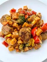Vegan Sausage and Vegetable Skillet