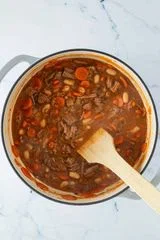Rustic Beef Stew with Parmesan
