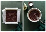 Fudgy Irish Coffee Brownies With Whiskey Ganache