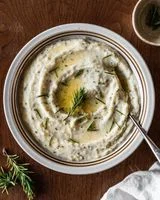 Cheddar Mashed Potatoes With Rosemary