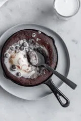 Chocolate Peanut Butter Lava Cake Skillets