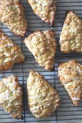 Vanilla + Cardamom Scones With Strawberry Curd
