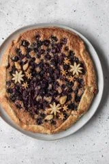 Blueberry Galette With Hazelnut Frangipane
