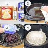 Blueberry Crock Pot Dump Cake