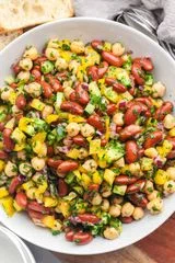 Chickpea and Kidney Bean Salad