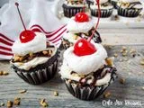Hot Fudge Sundae Cupcakes
