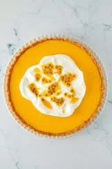 Passion Fruit Pie With Macadamia Crust