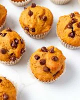 Easy Chocolate Chip Pumpkin Muffins